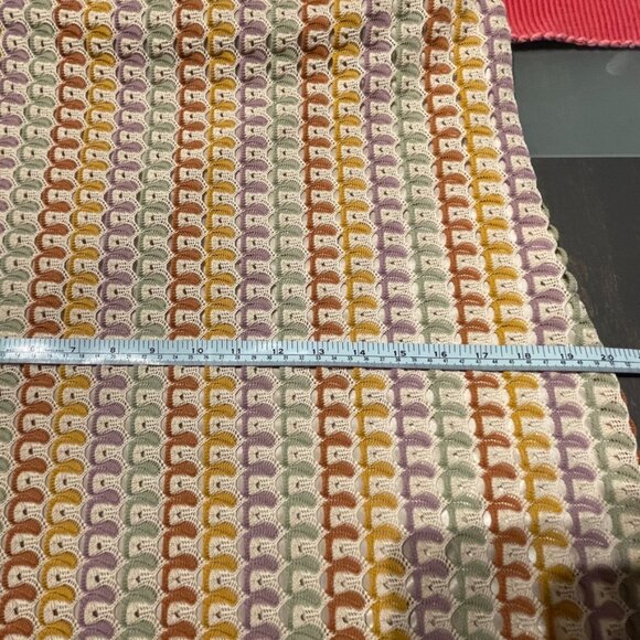 MSN Massana sun dress, lightweight knit, multicolored on a beige background. M. - Picture 11 of 12